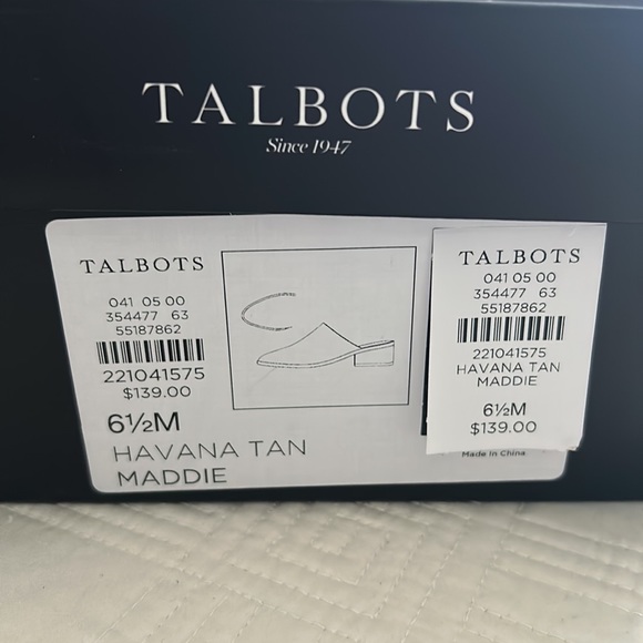 Talbots leather mules - Picture 3 of 4